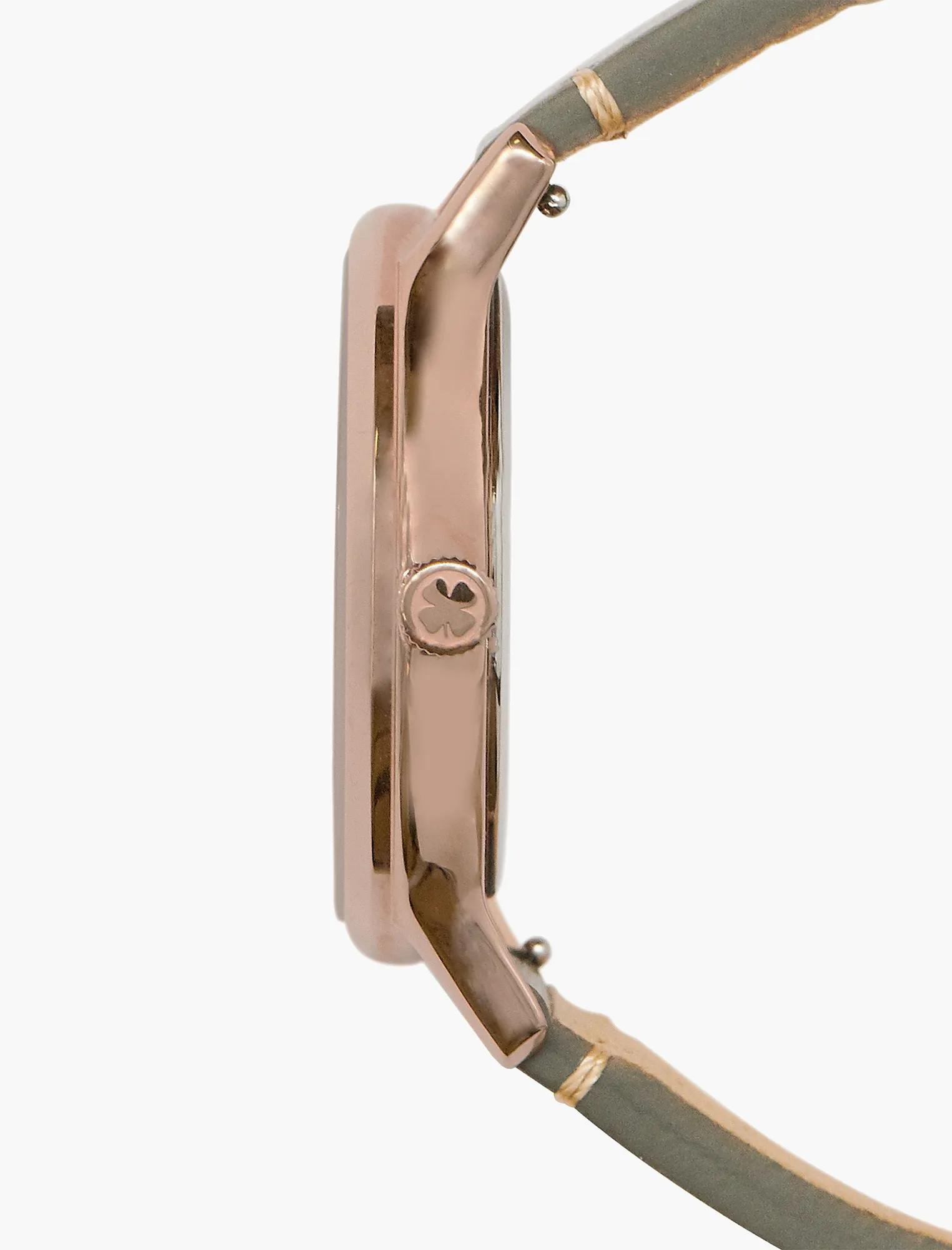 Ventana Light Grey Leather Watch, image 3