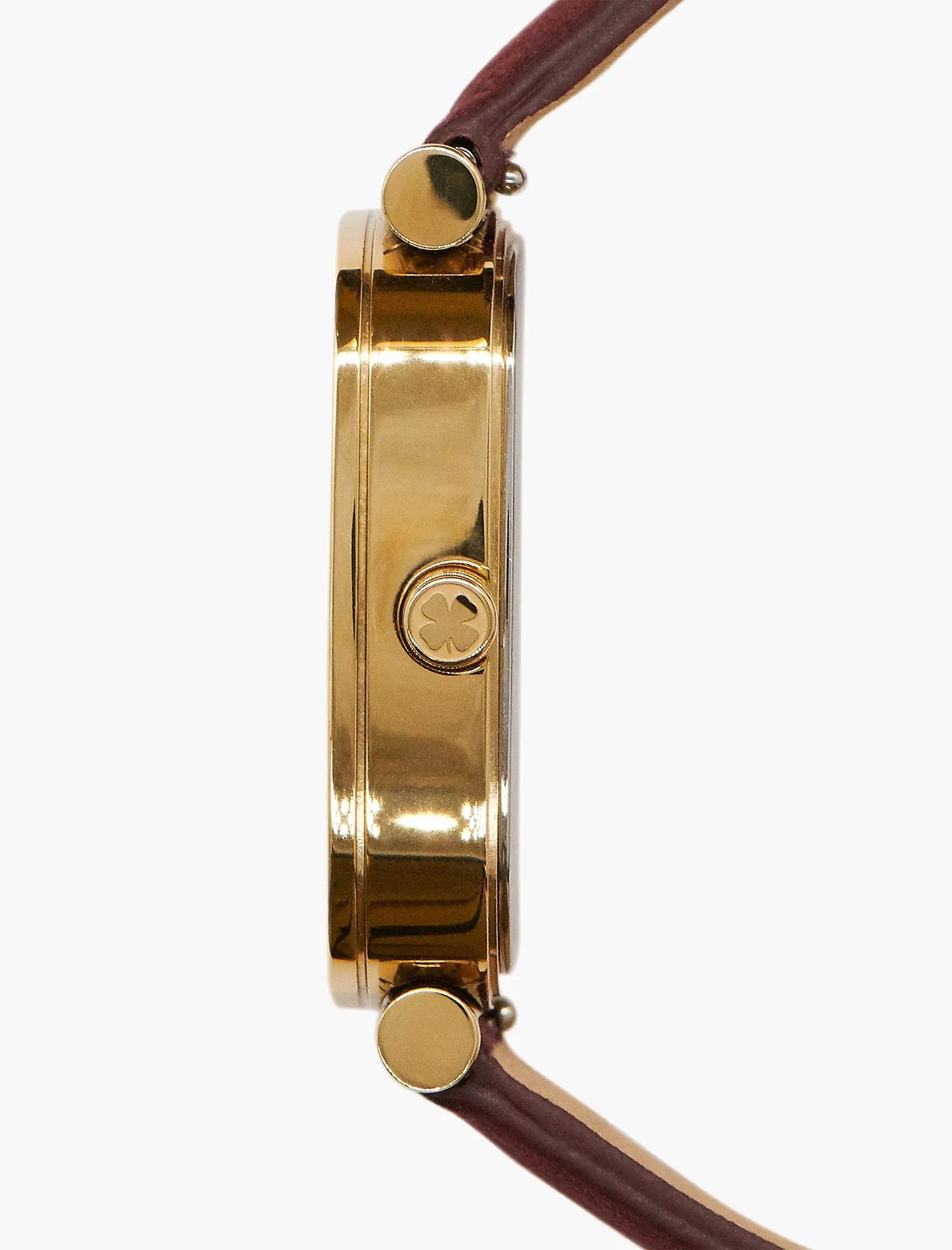 Laurel Berry Leather Watch, image 3