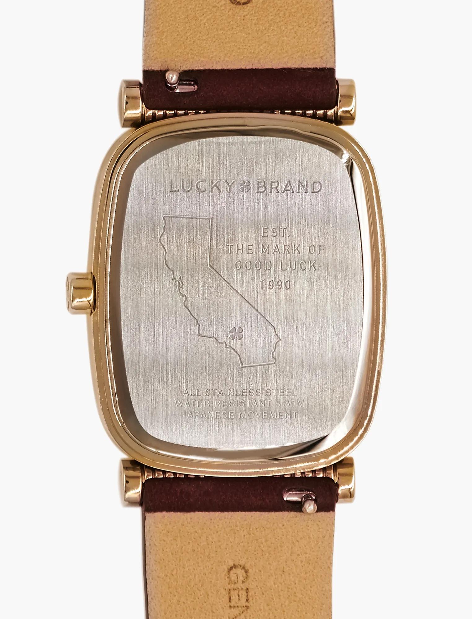 Laurel Berry Leather Watch, image 6
