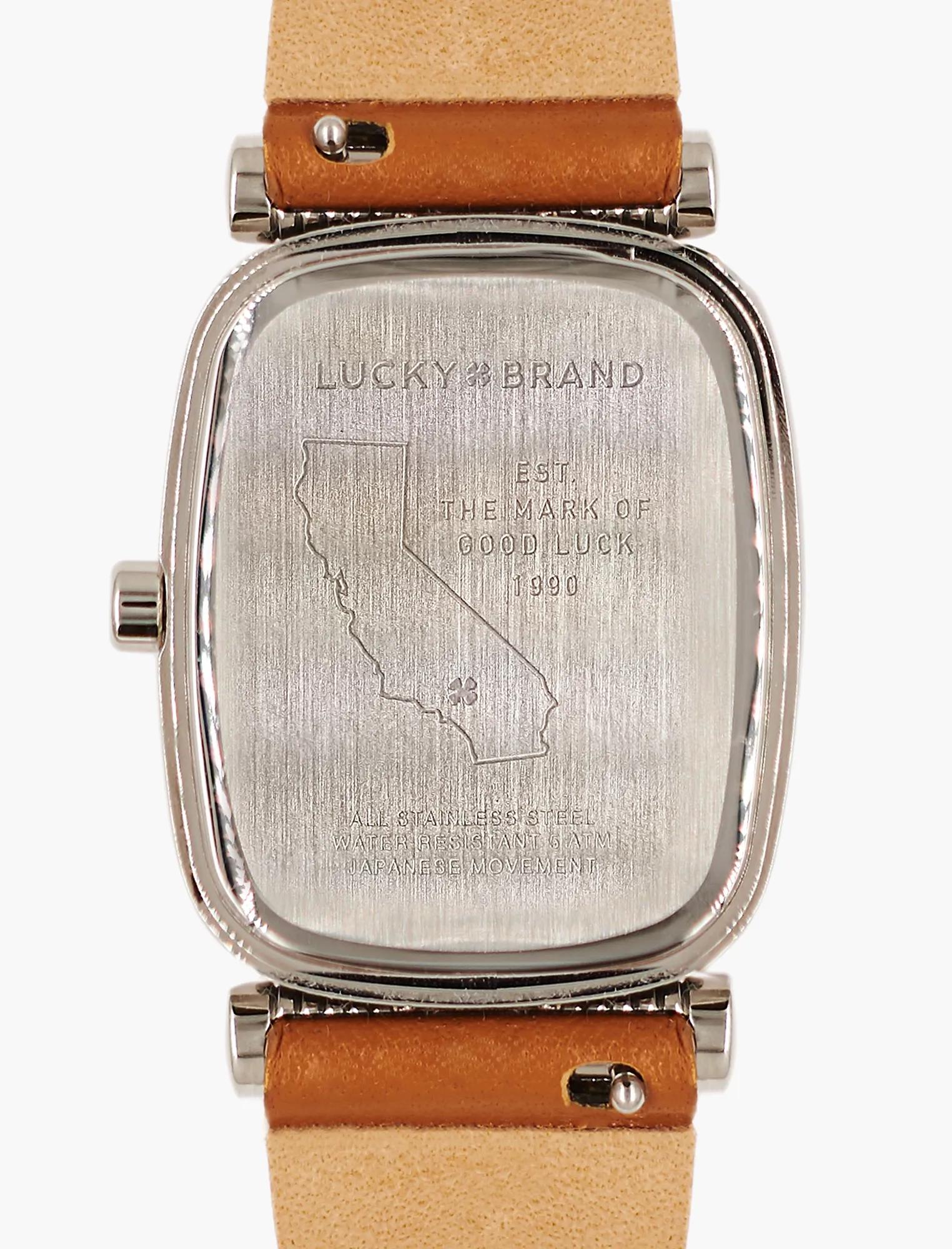 Laurel Tan Leather Watch, image 6