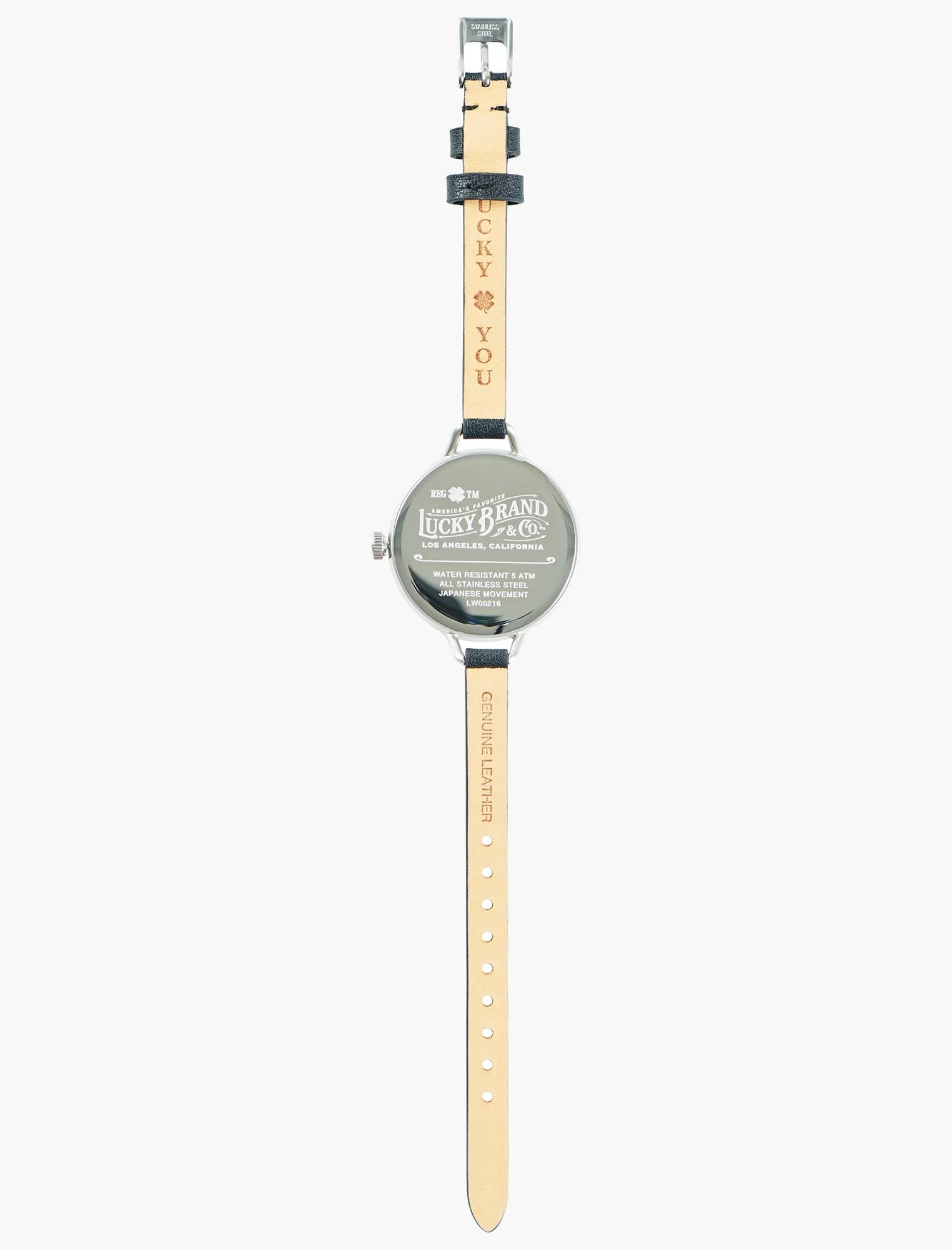 Indio Subeye Black Leather Watch, image 6