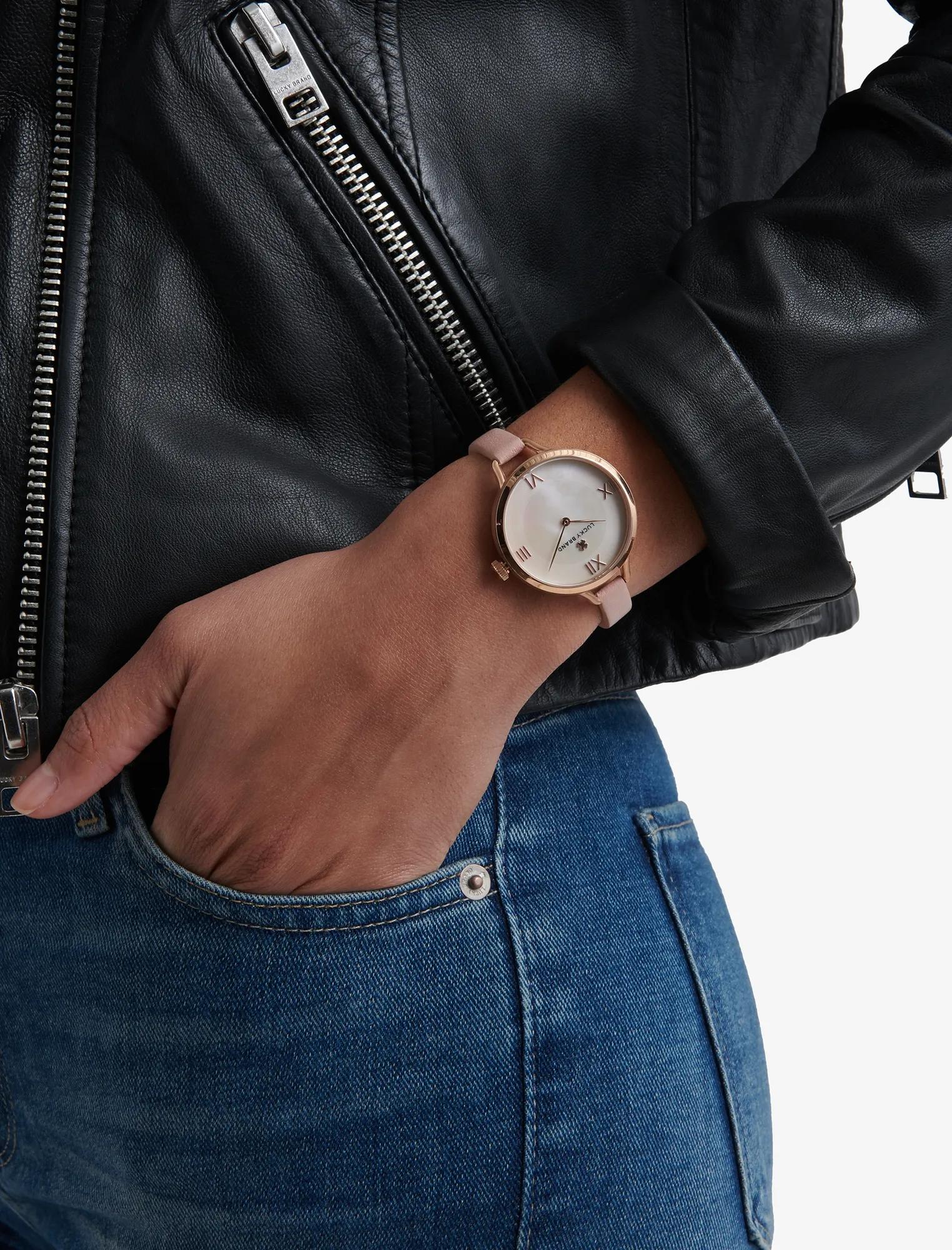 INDIO BLUSH LEATHER WATCH, 36mm, image 2