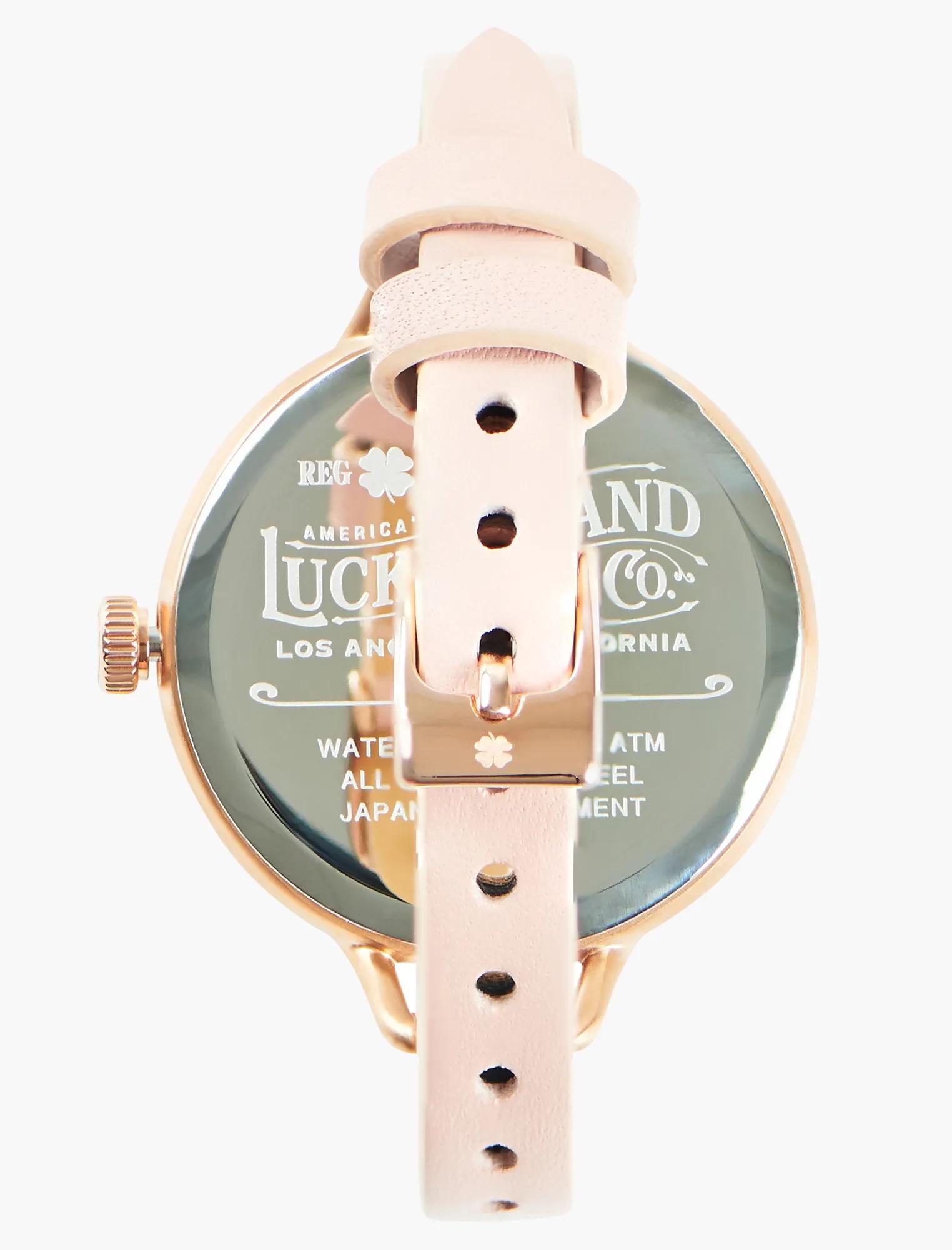 INDIO BLUSH LEATHER WATCH, 36mm, image 3