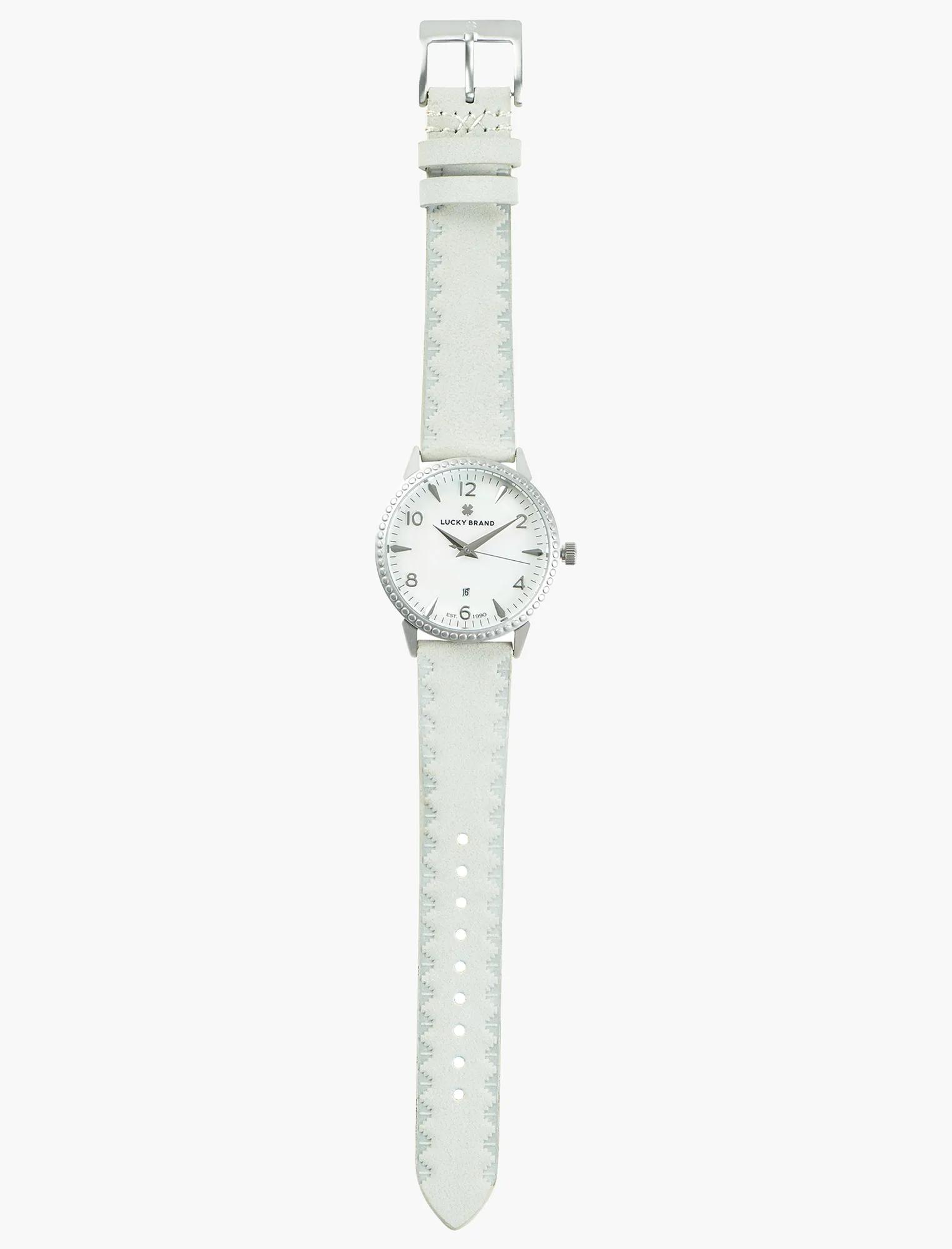 Torrey Light Blue Suede Watch, image 5