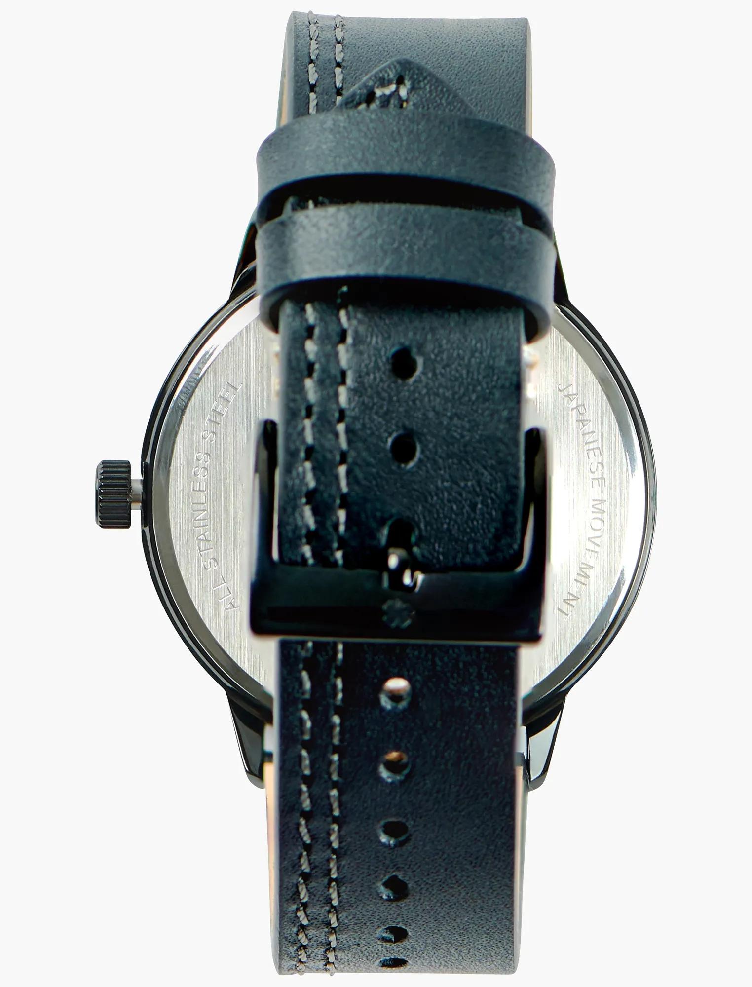 Fairfax Gray Leather Watch, image 3