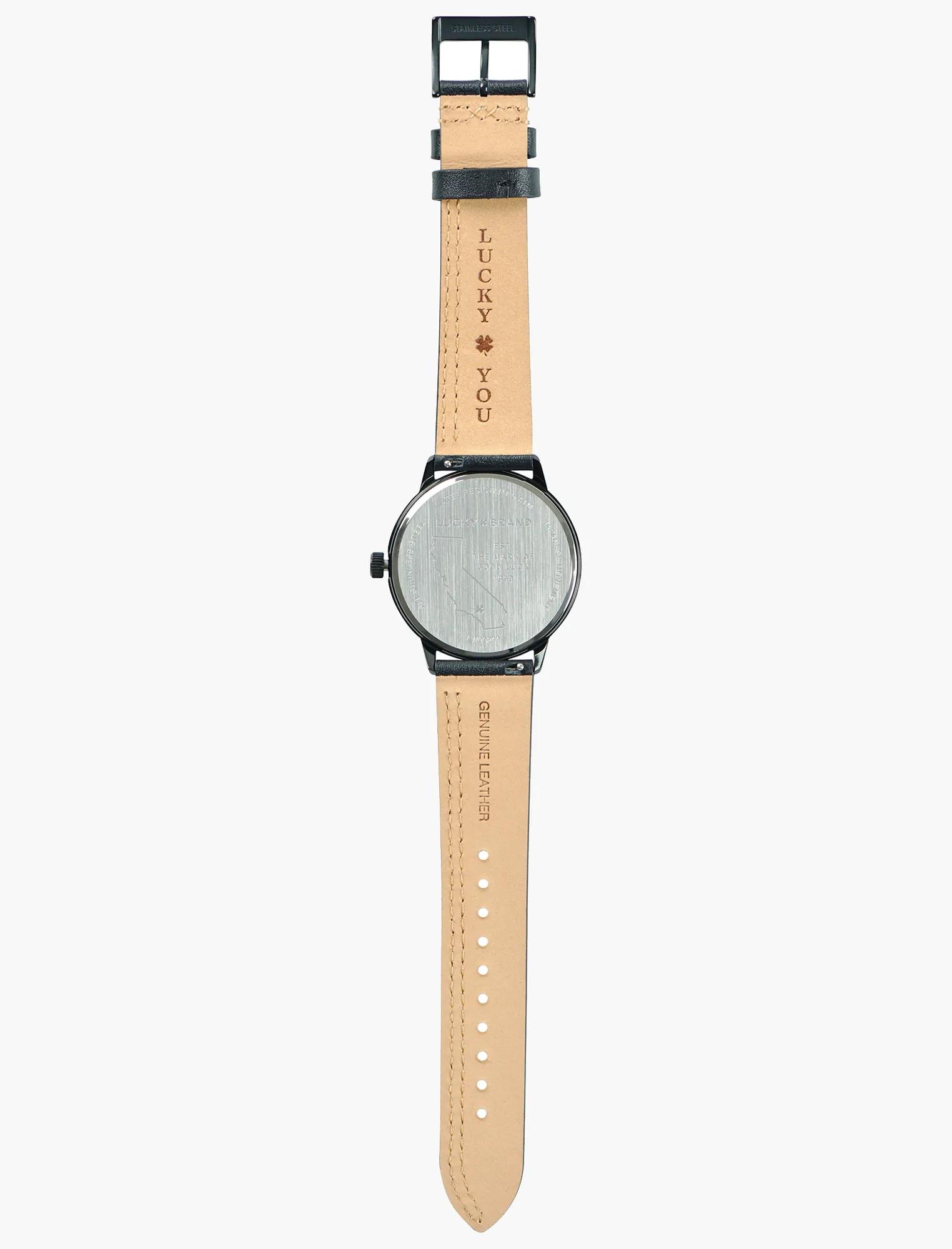 Fairfax Gray Leather Watch, image 6