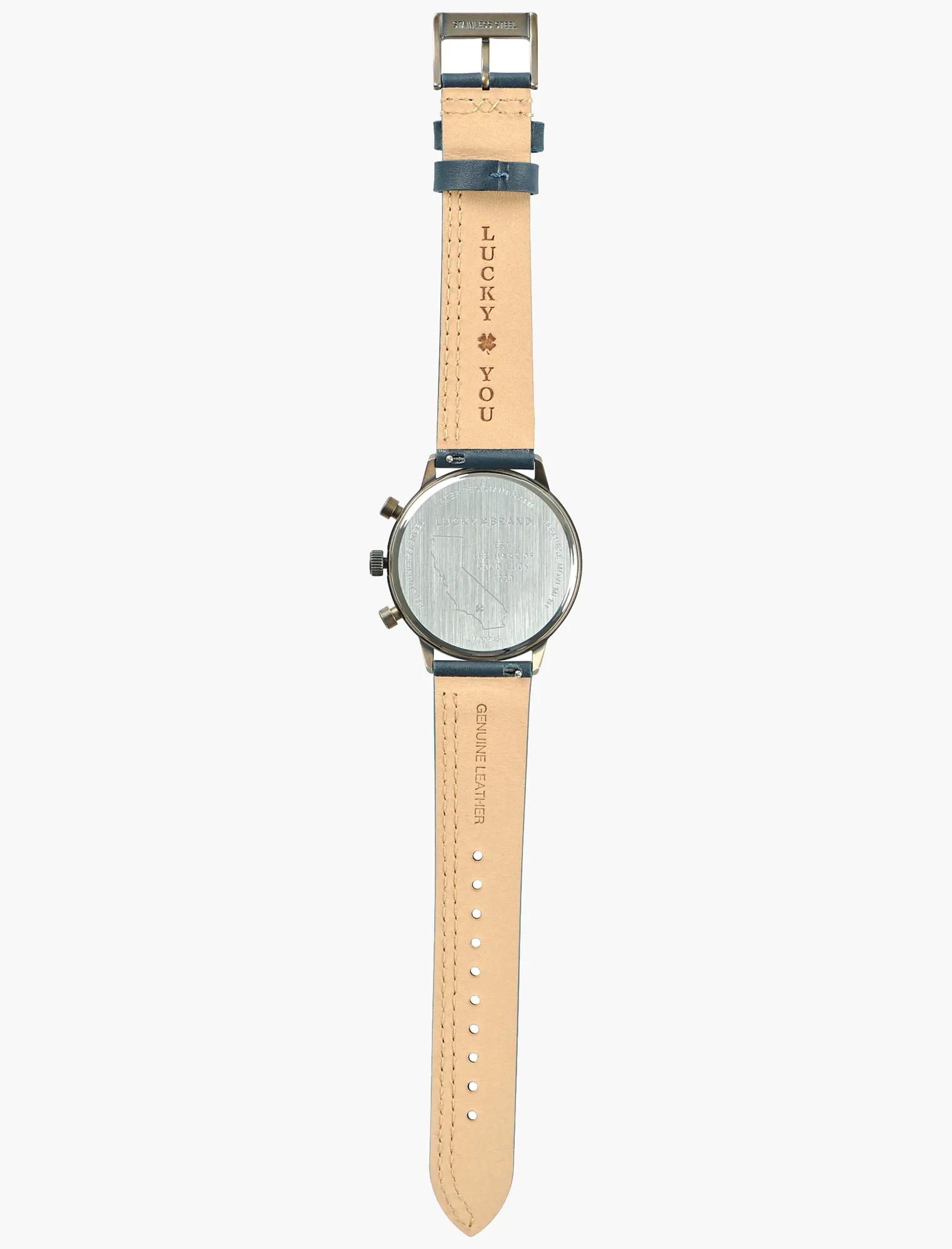 Fairfax Multi Navy Leather Watch, image 6