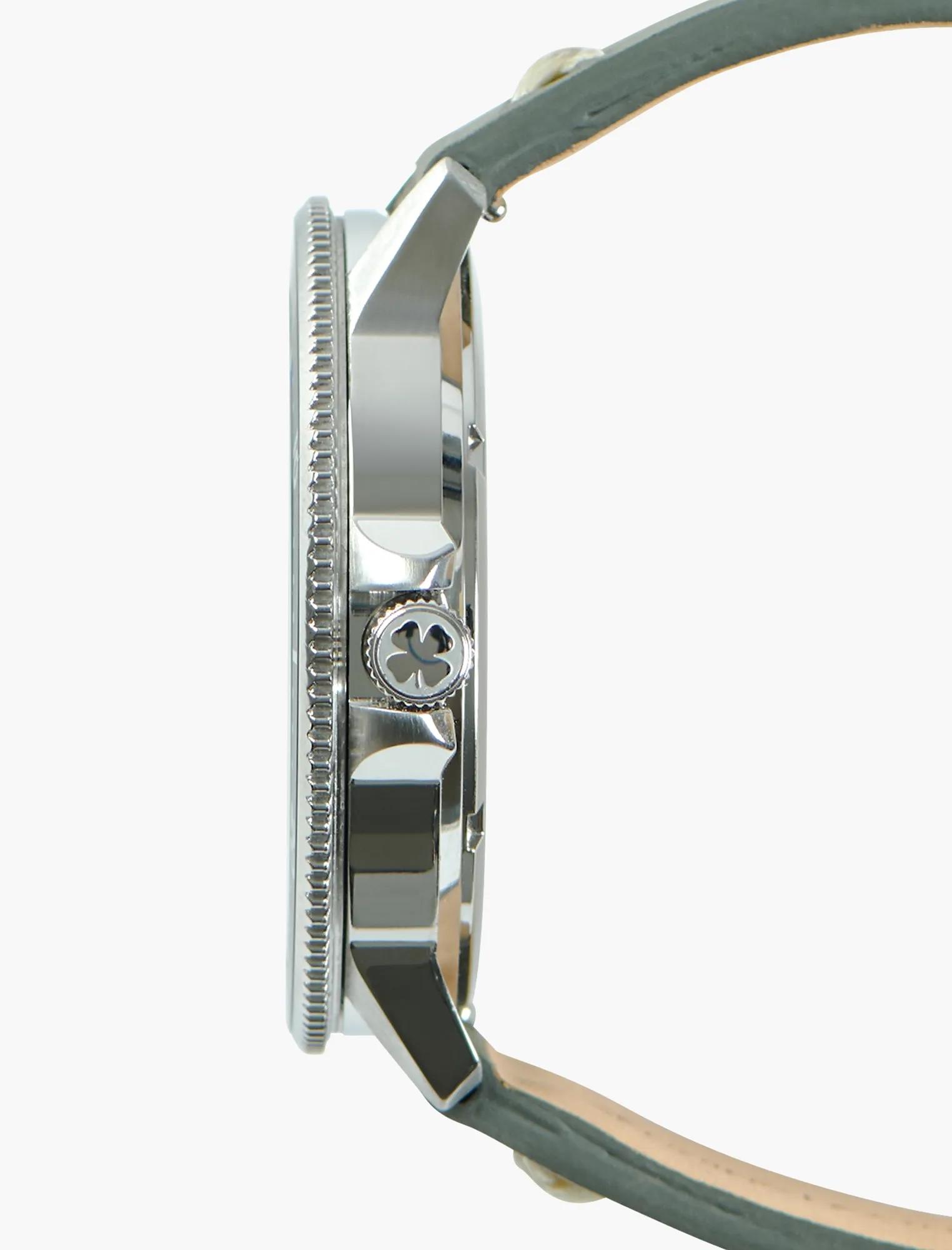 DILLON OLIVE SUEDE WATCH, 42mm, image 4