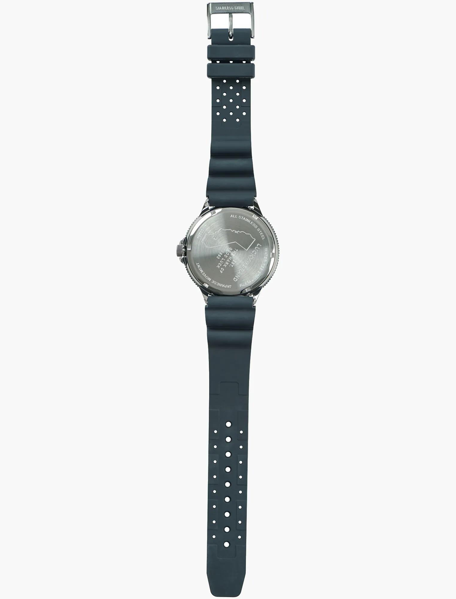 DILLON MULTI BLACK SILICONE WATCH, 42mm, image 5