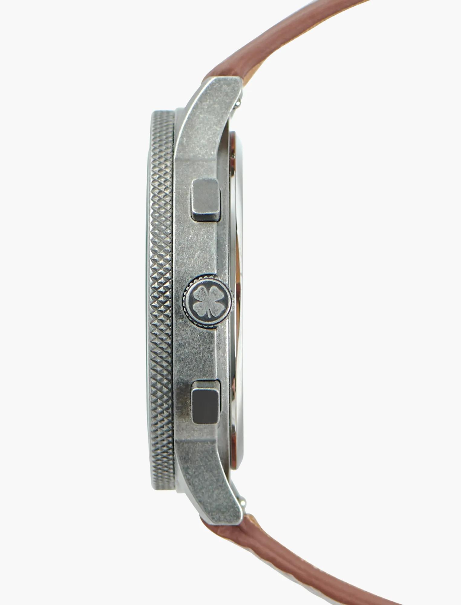 Rockpoint Multi-Functional Tan Leather Watch, image 4