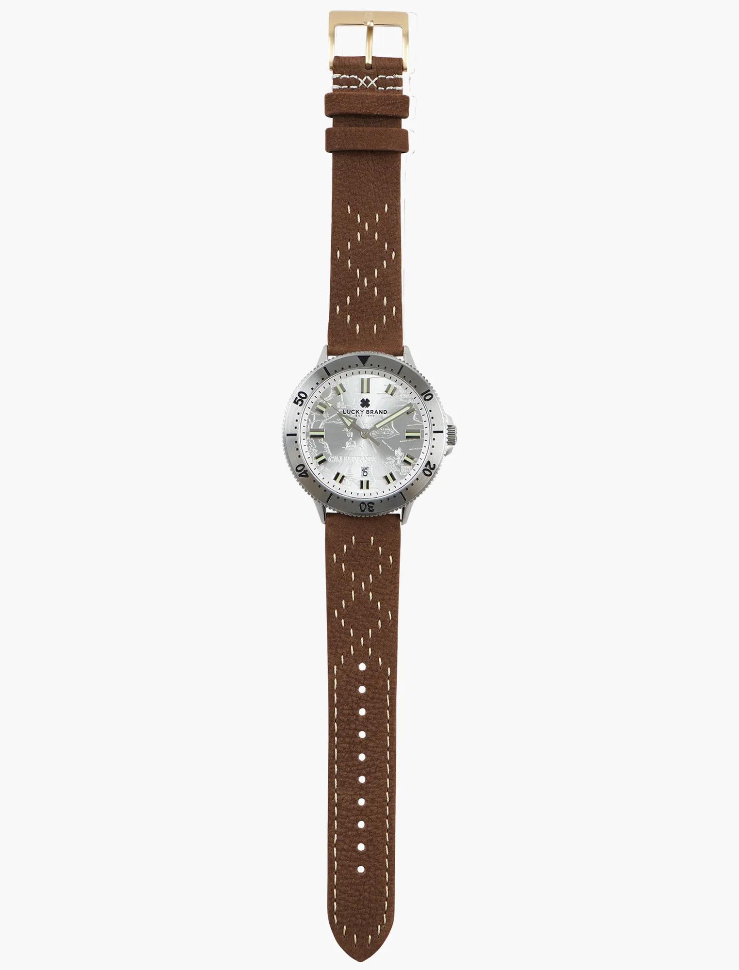 Dillon 3H White Etched Dial Watch, image 3