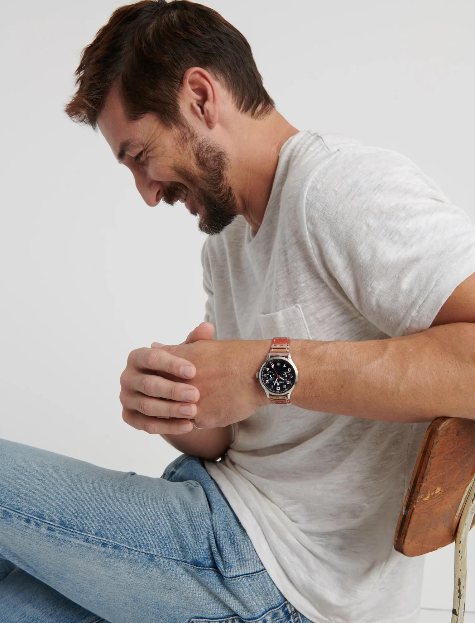 Jefferson Multi Navy Dial Watch, image 2