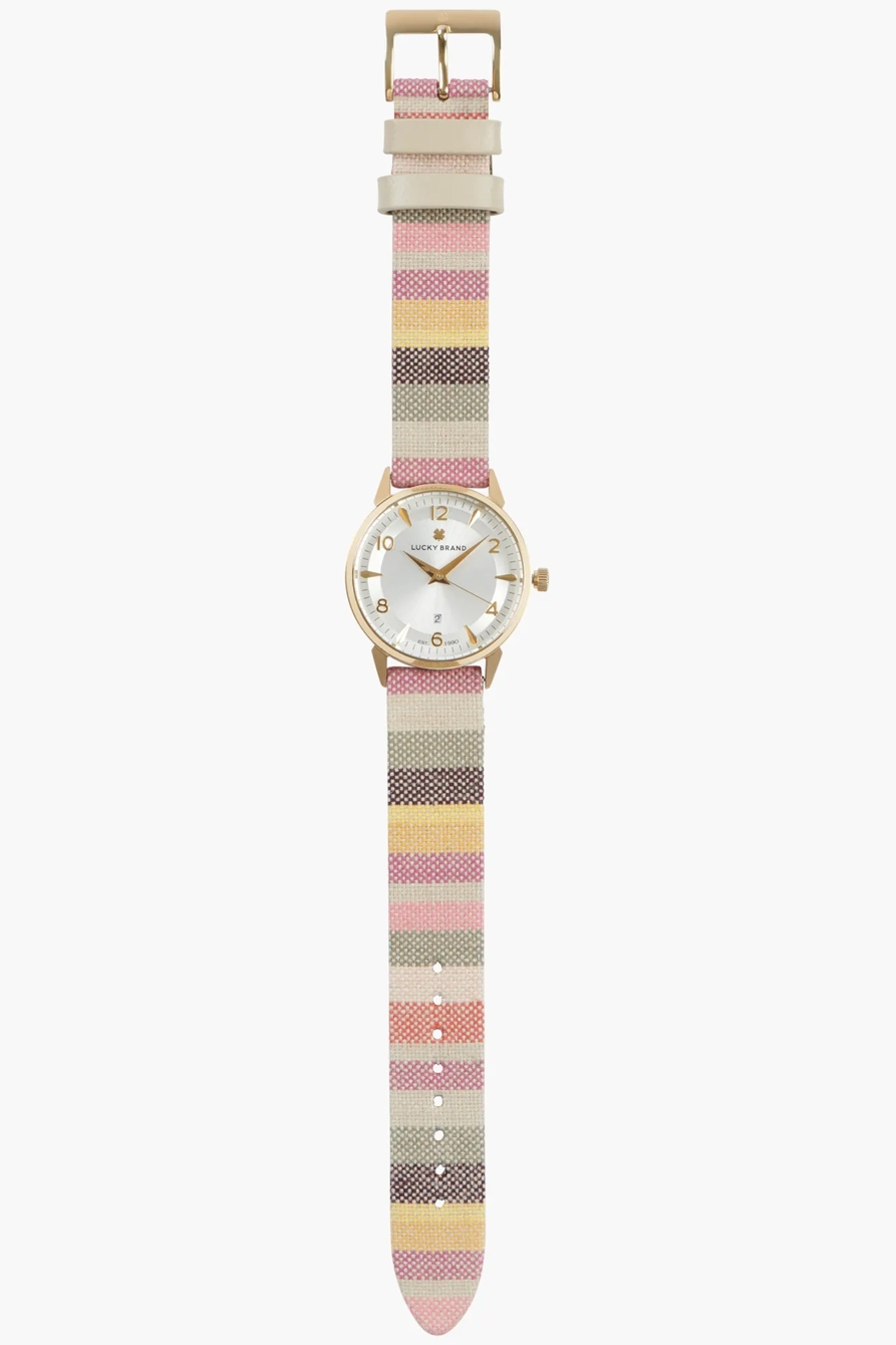 Torrey 3H YG Serape Strip Watch, image 3
