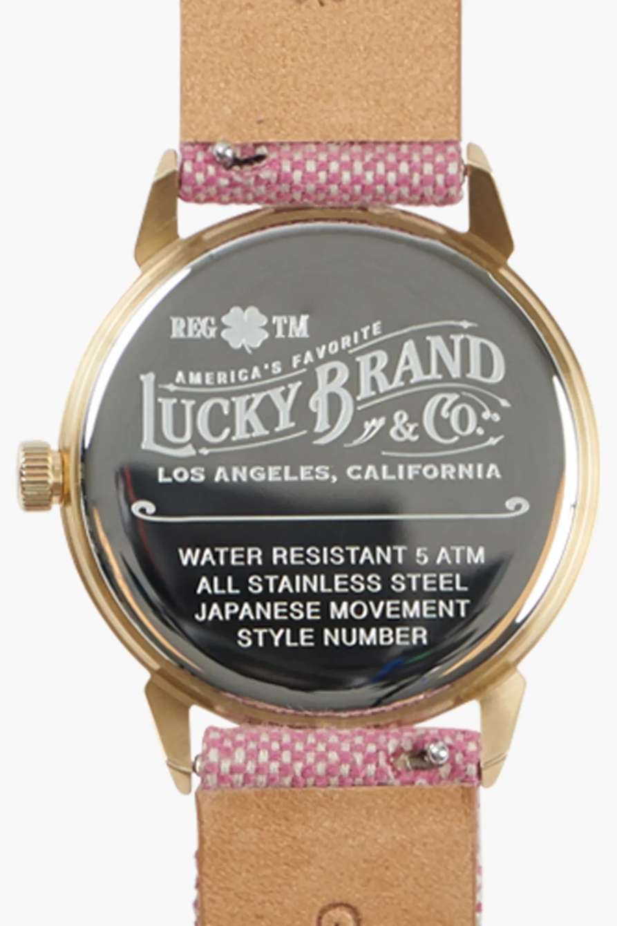 Torrey 3H YG Serape Strip Watch, image 4
