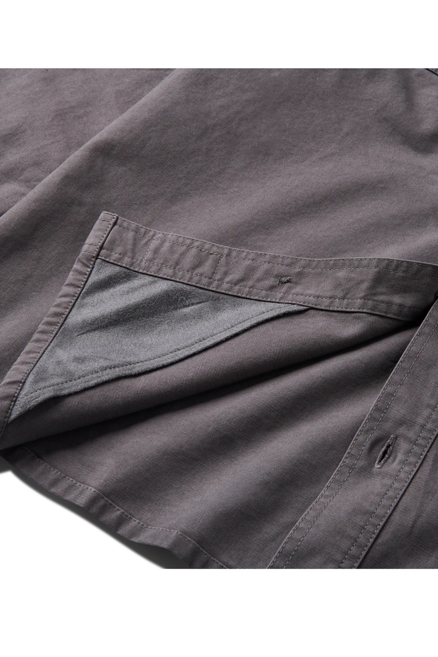 LONG SLEEVE SOLID SLUB CANVAS SHIRT, image 3
