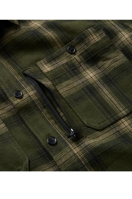 LONG SLEEVE HOMETOWN YARN DYED PLAID FLANNEL SHIRT, image 2