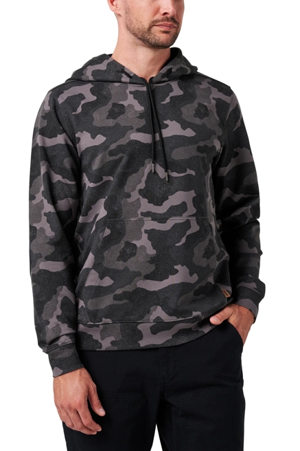 LONG SLEEVE CAMO FRENCH TERRY HOODIE, image 1