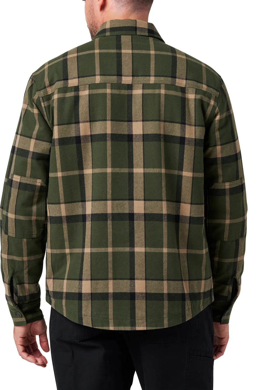 YARN DYED FLANNEL SHIRT JKT W/ SHERPA LINING, image 5