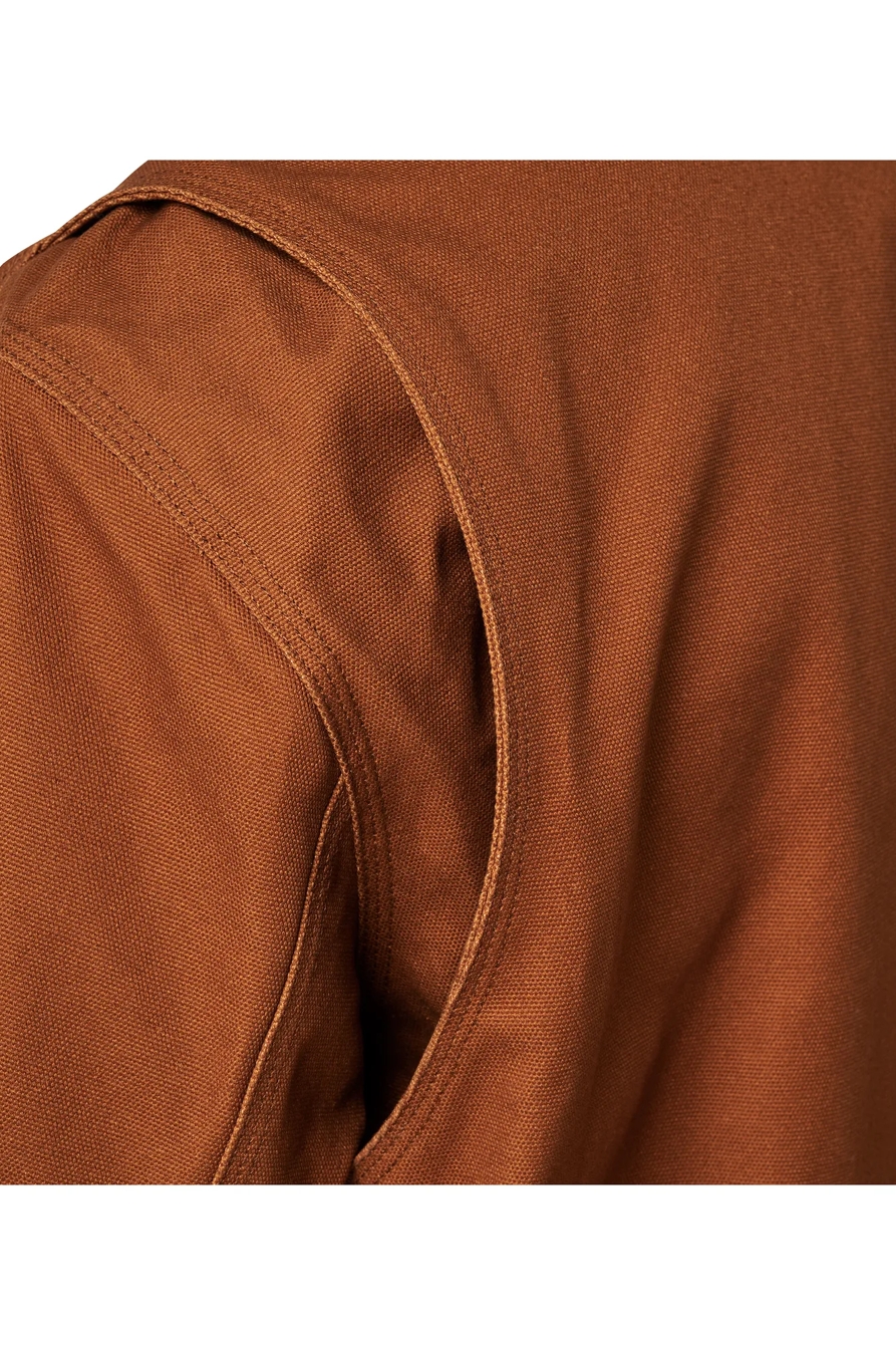 FULL ZIP CANVAS CHORE JACKET W/ QUILTED LINING, image 5