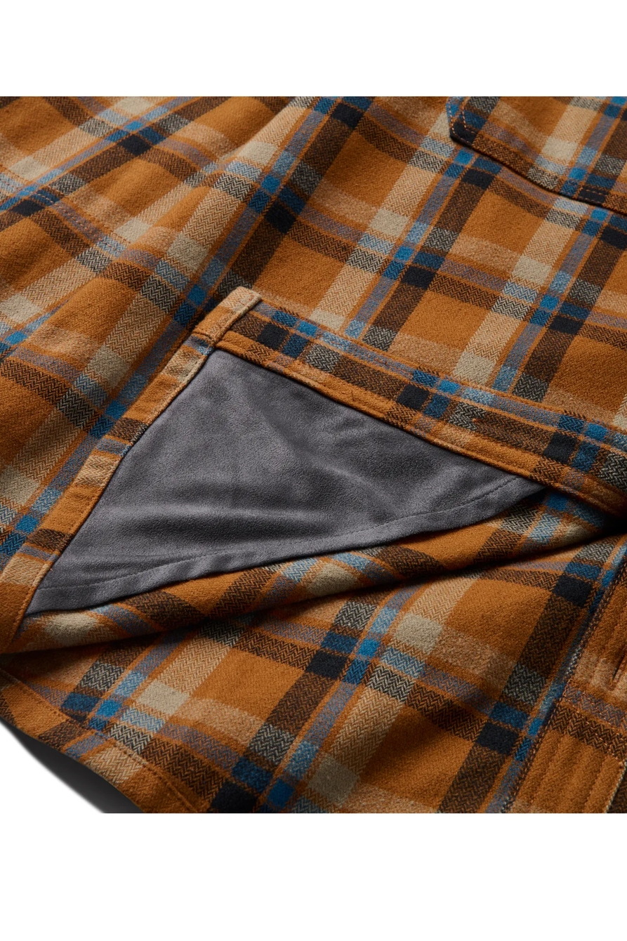 LONG SLEEVE FRAMEWORK YARN DYED PLAID FLANNEL SHIRT, image 4