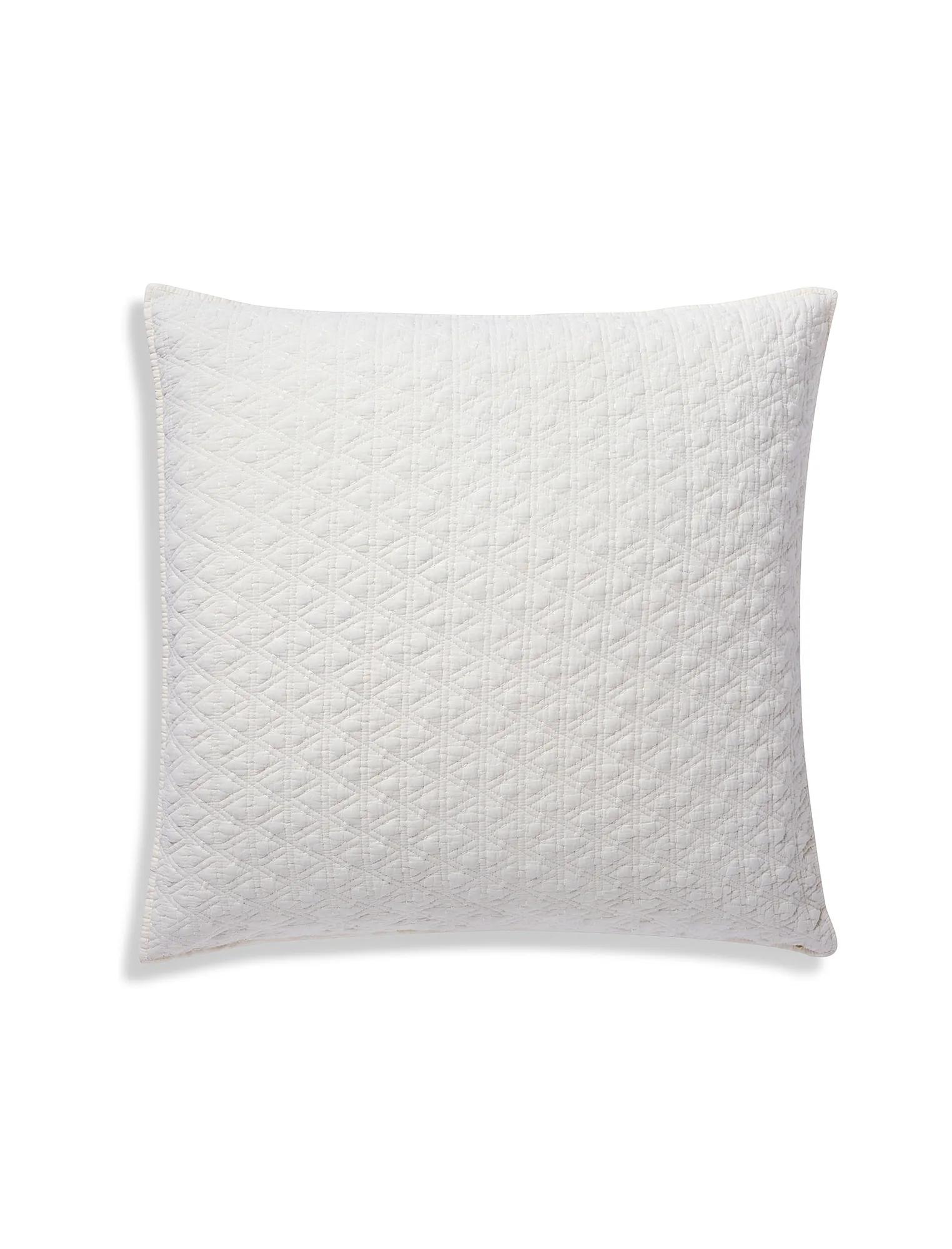 VINTAGE WASH IVORY EURO SHAM, image 1