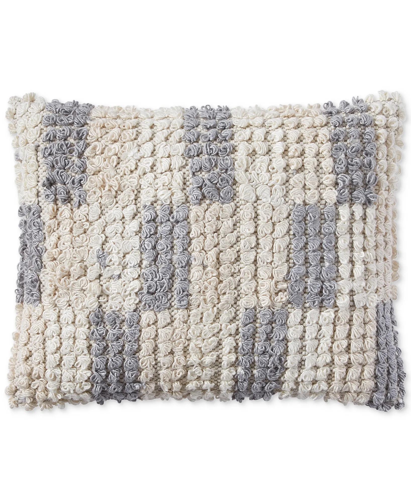 16X20 TUFTED CHECK DECORATIVE PILLOW, image 1