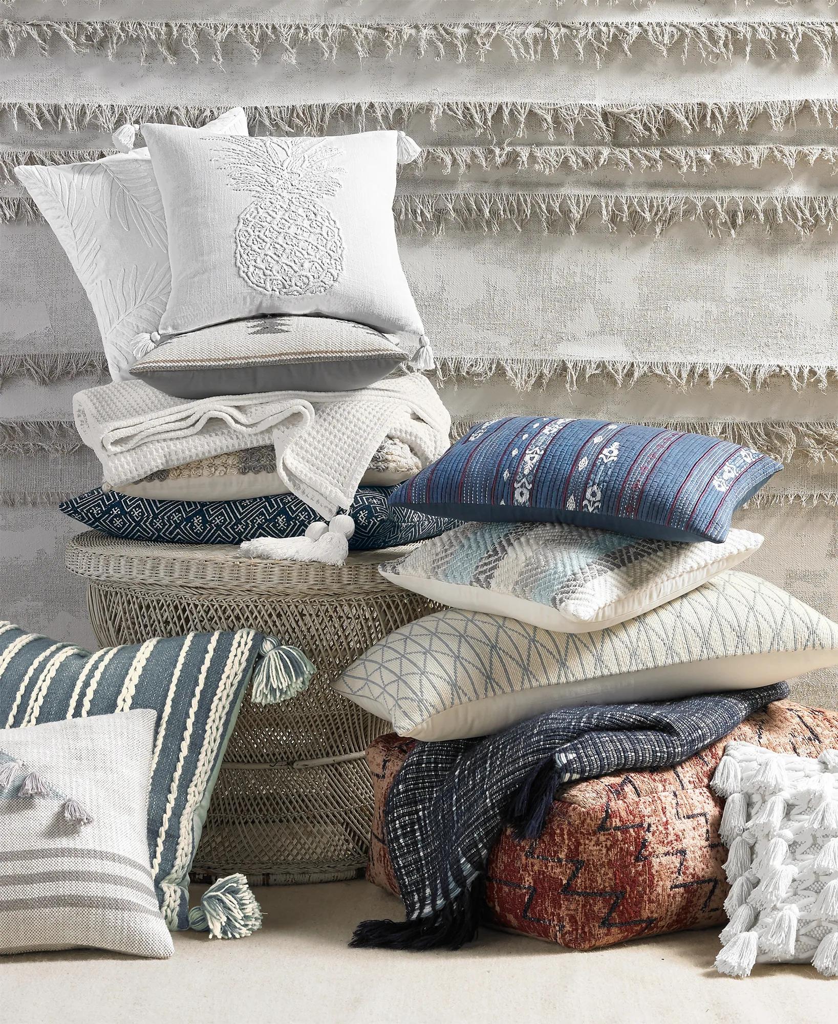 16X20 TUFTED CHECK DECORATIVE PILLOW, image 2
