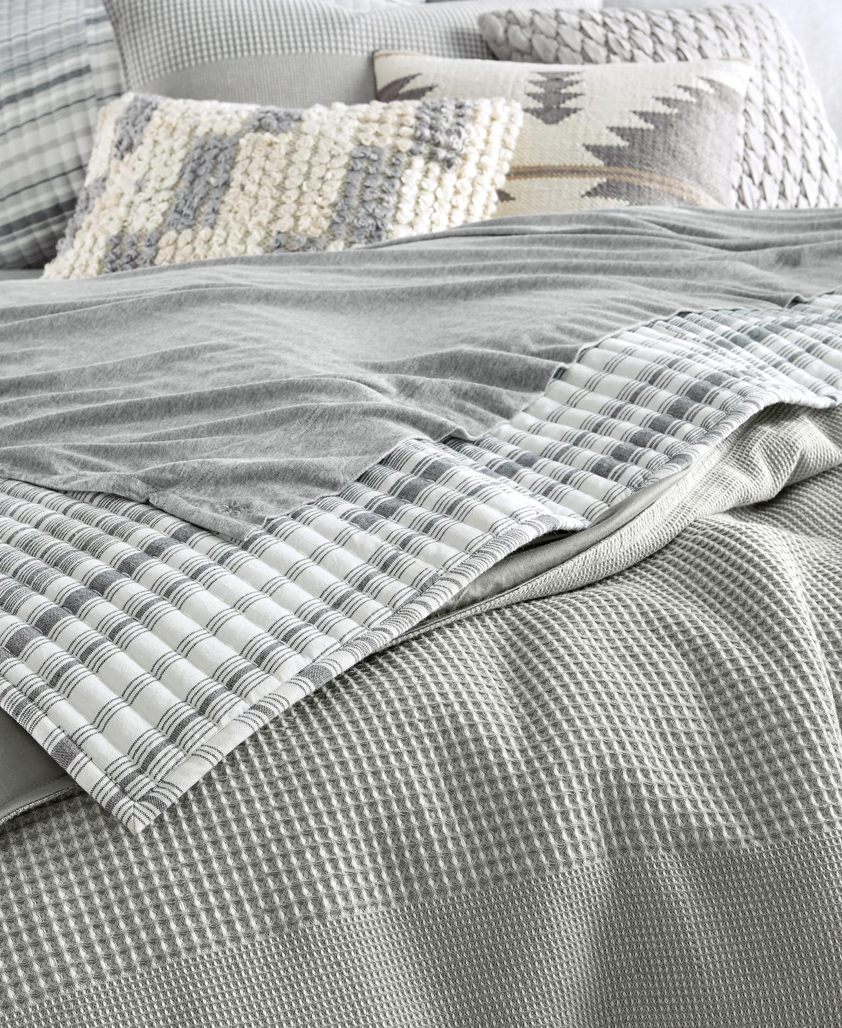 WAFFLE STRIPE COMFORTER SET, image 2