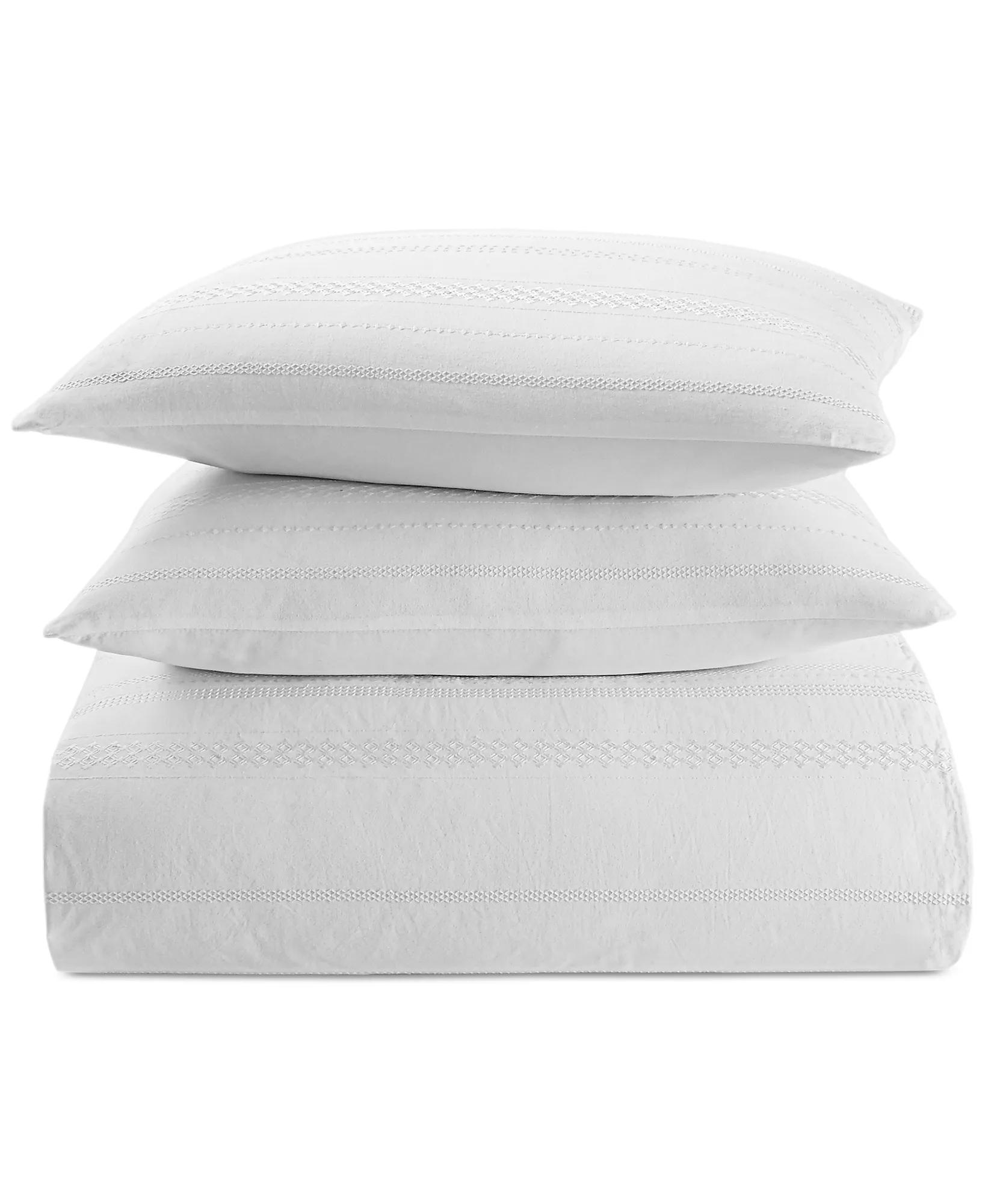 STRIPE EMBROIDERED COMFORTER SET, image 3