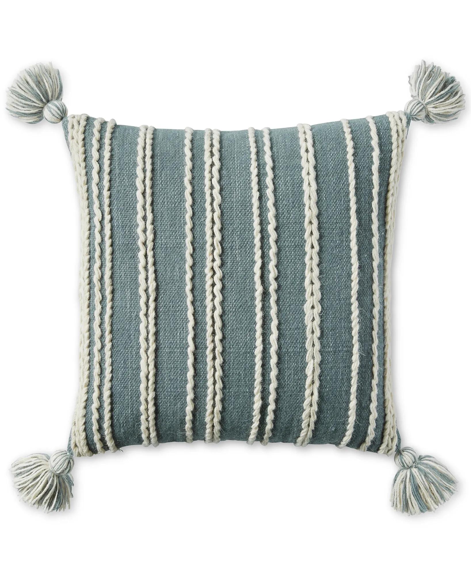 22X22 STRIPE DECORATIVE PILLOW, image 1