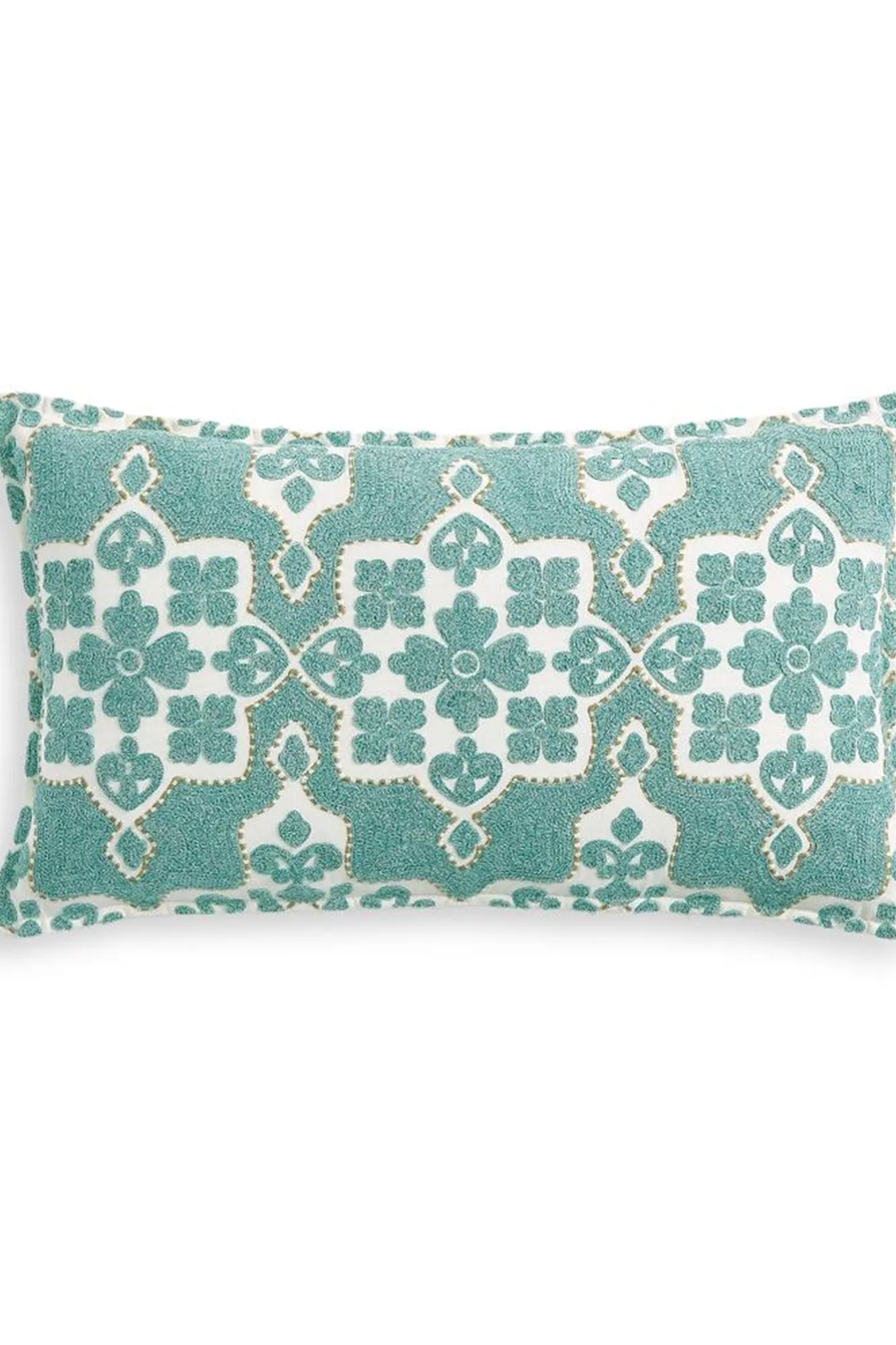 MOROCCAN TILE DECORATIVE PILLOW 14X24, image 1