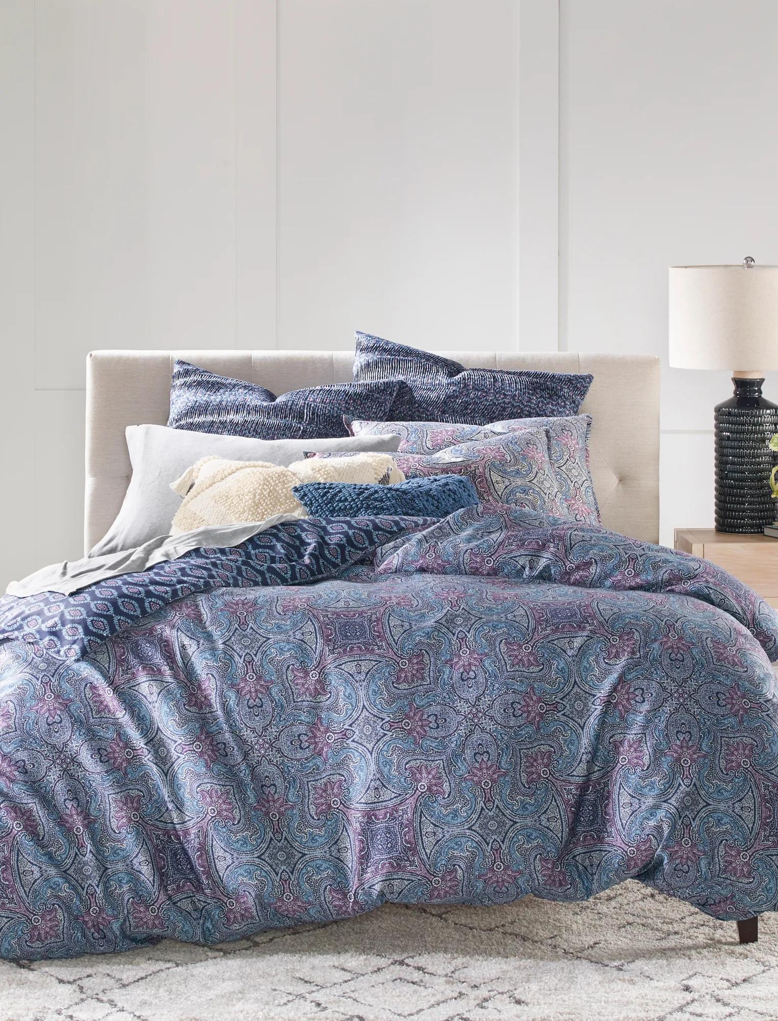 ETCH SCARF FULL/QUEEN COMFORTER SET, image 3