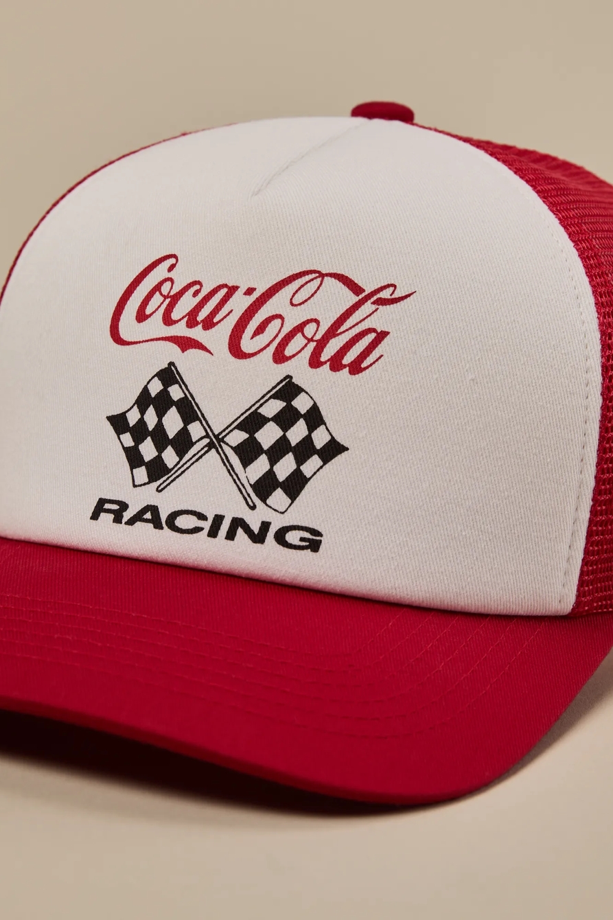 COCA COLA RACING TRUCKER HAT, image 3