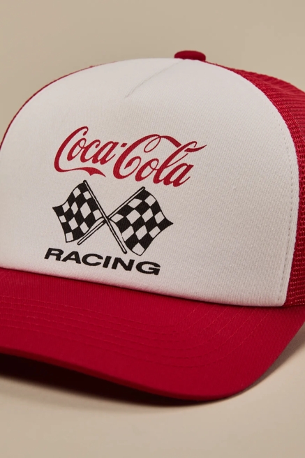 COCA COLA RACING TRUCKER HAT, image 3