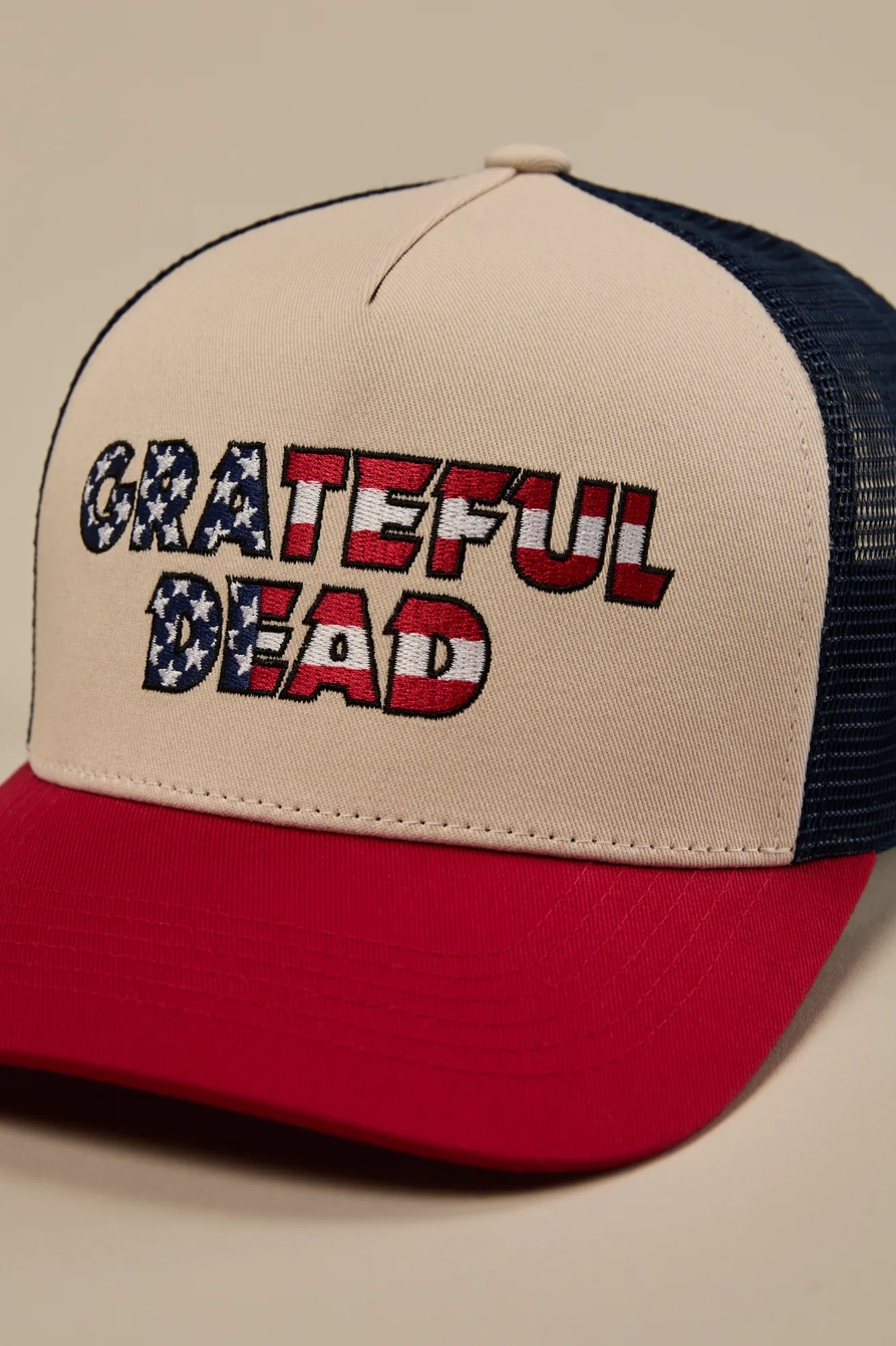 GRATEFUL DEAD AMERICANA TRUCKER HAT, image 3