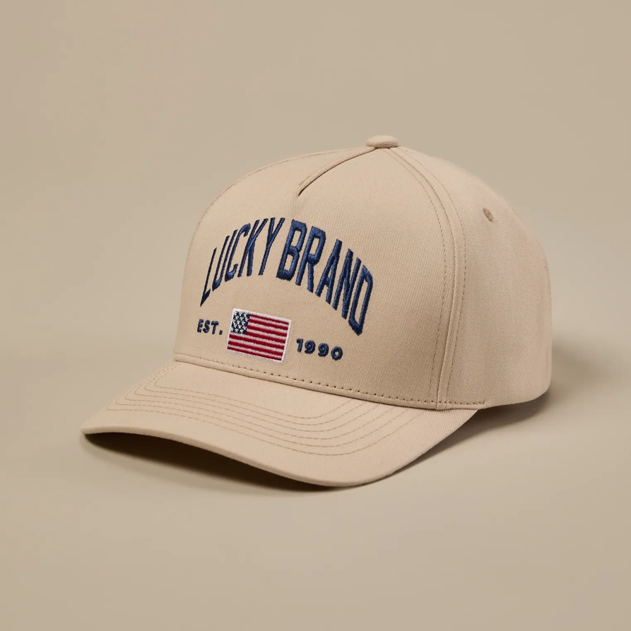 Lucky Brand Flag Baseball Hat