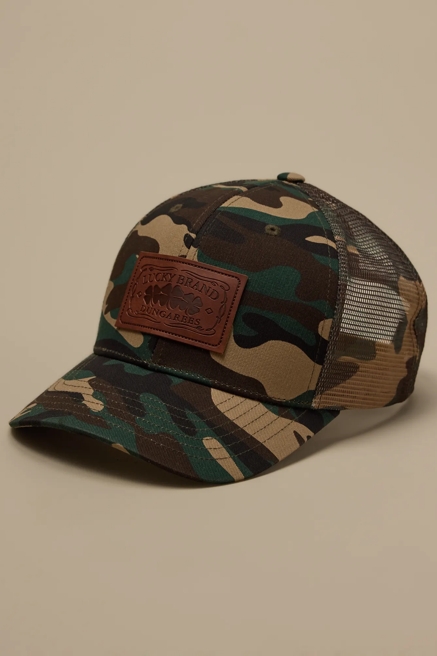 CAMO TRUCKER HAT, image 1