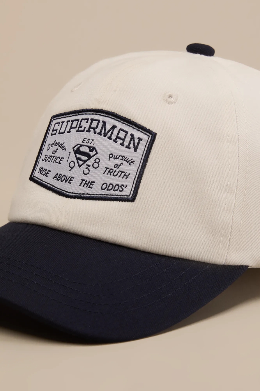 SUPERMAN PATCH BASEBALL HAT, image 3