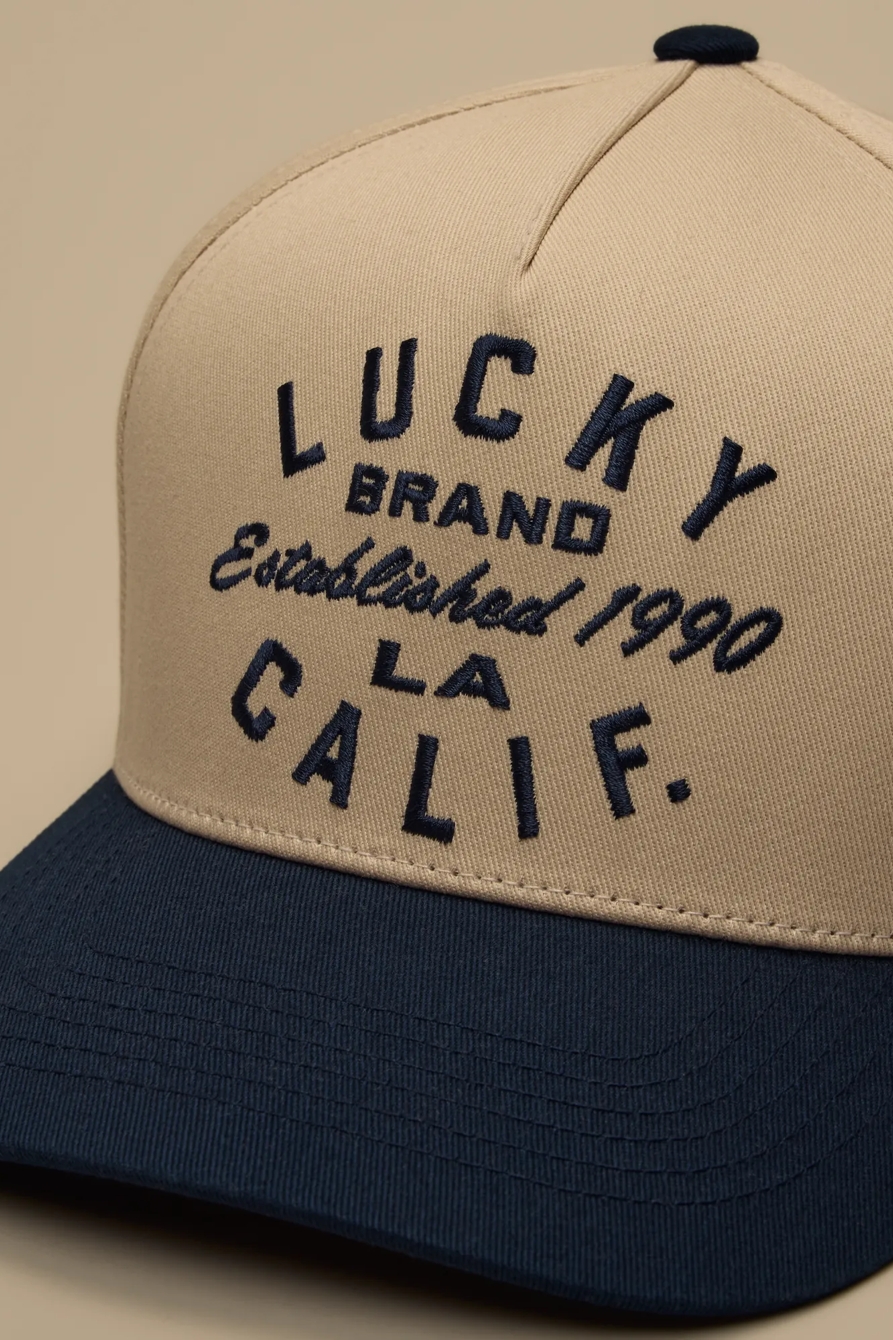 TWO TONED LUCKY LA BASEBALL, image 2