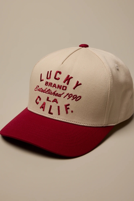 TWO TONED LUCKY LA BASEBALL, image 1