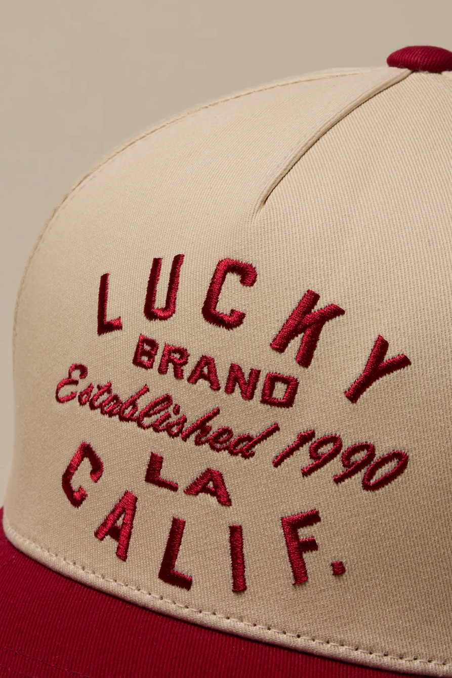 TWO TONED LUCKY LA BASEBALL, image 3