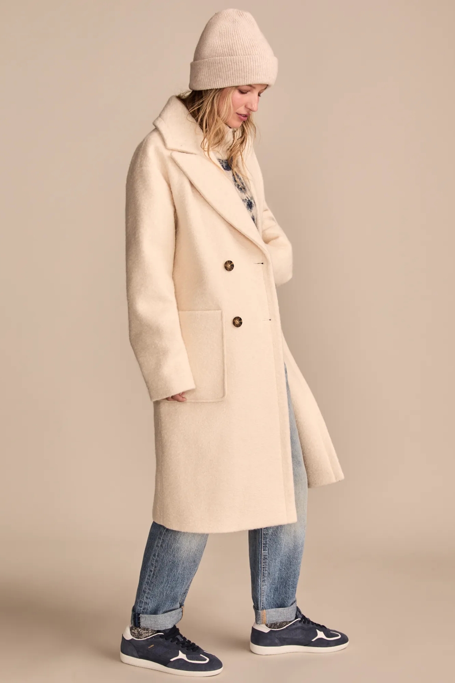 DOUBLE BREASTED BOUCLE COAT, image 4