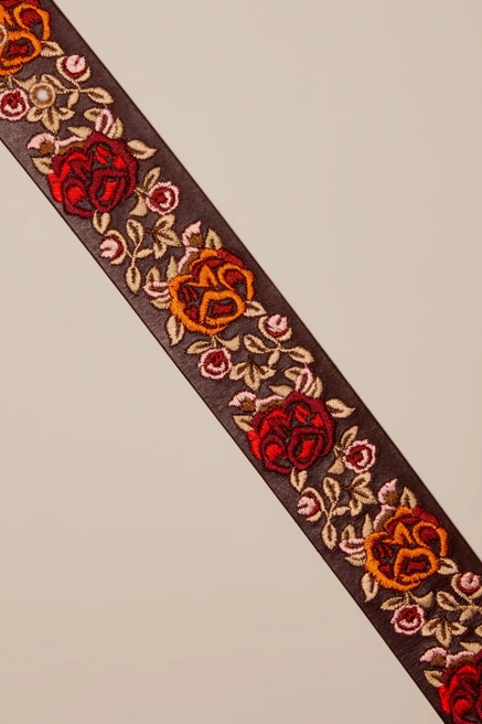 FLORAL EMBROIDERED BELT, image 2