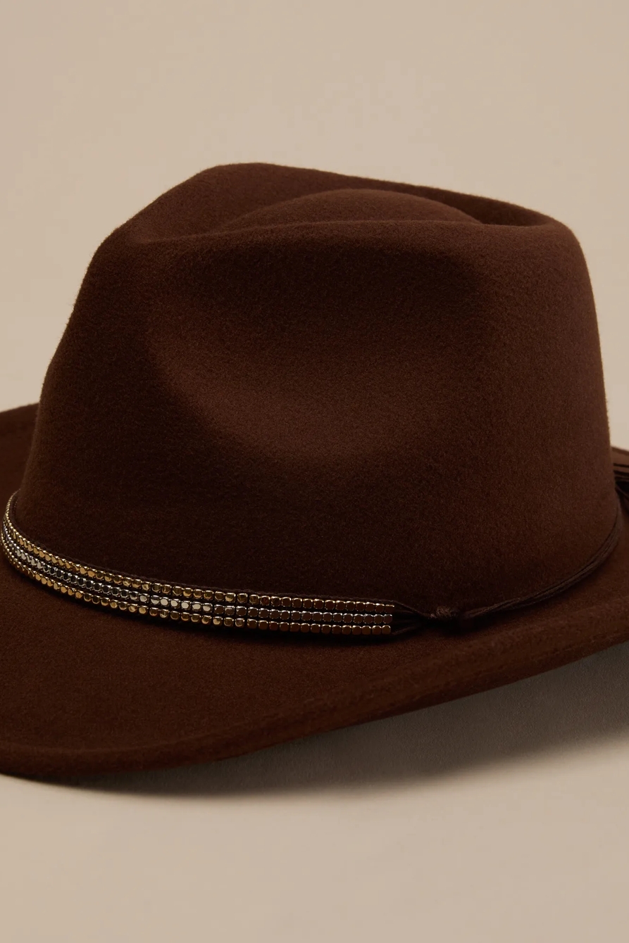 Cowboy Hat with Beaded Band, image 3