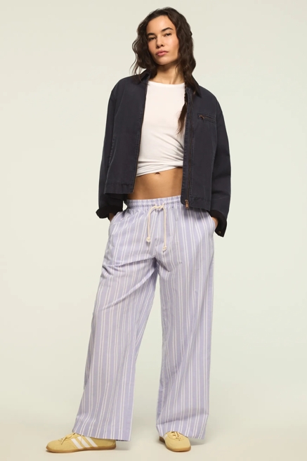 COTTON STRIPE PANTS, image 1