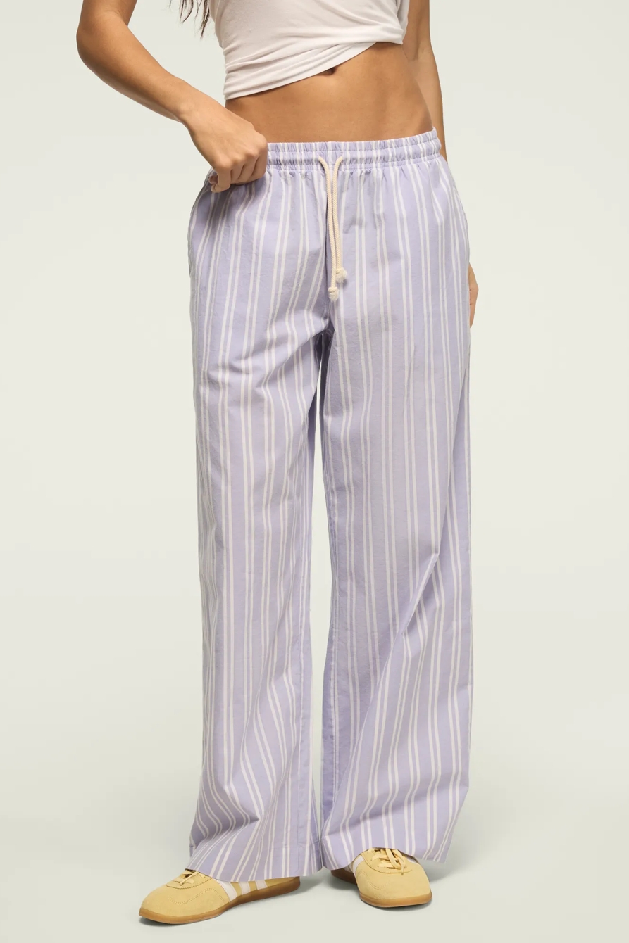 COTTON STRIPE PANTS, image 2
