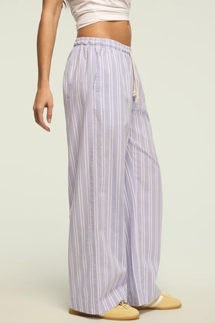 COTTON STRIPE PANTS, image 4