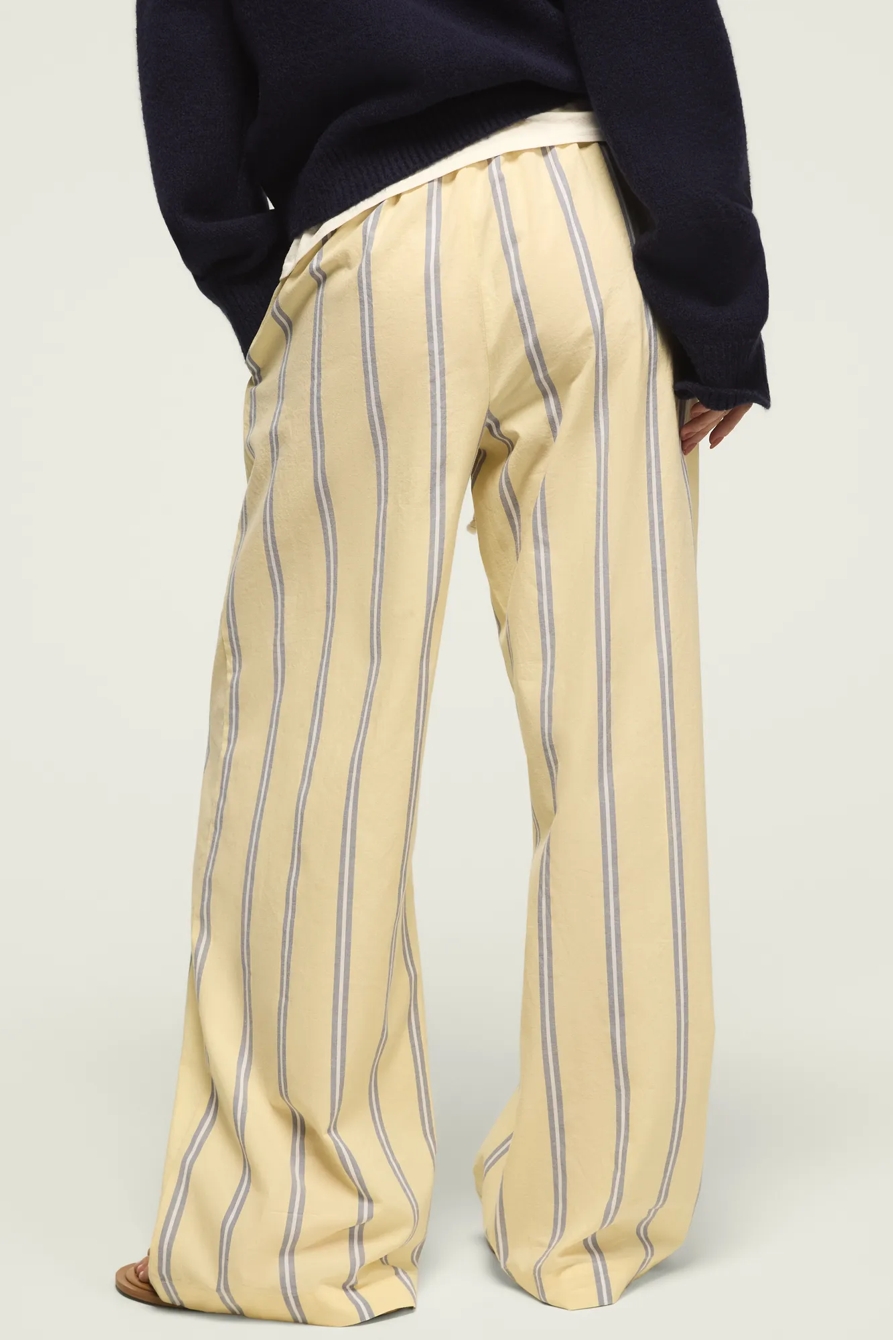 COTTON STRIPE PANTS, image 3