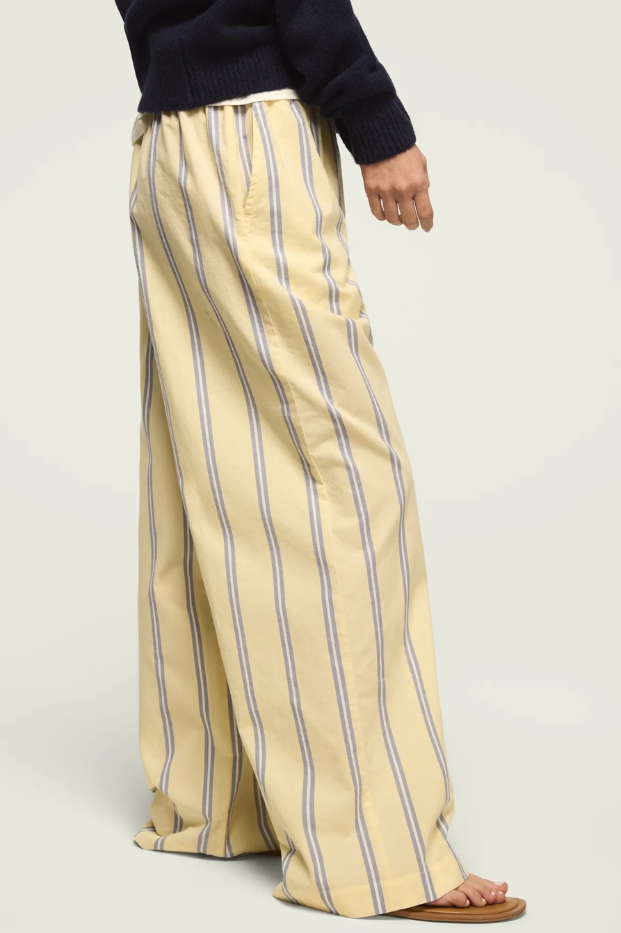COTTON STRIPE PANTS, image 4