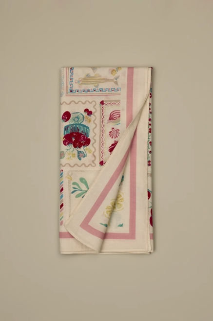 MULTI POSTCARD COTTON BANDANA, image 1